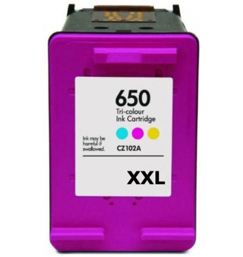 PS renovovaná kazeta HP 650XL (CZ102AE) 18ml Color