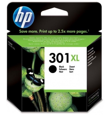 HP orig 301XL čierna  480s/8ml  atramentová kazeta