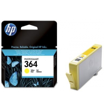 HP orig 364 žltá  300s/3ml  atramentová kazeta