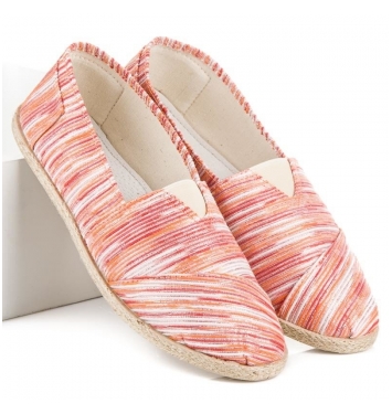 Dámske oranžové espadrilky - 02TX76709CO (Veľkosť 38)