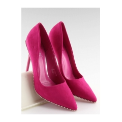 Elegantné dámske fuchsiové lodičky - NF-23P (Veľkosť 38)