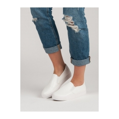 Dámske biele slip on - BK6157W (Veľkosť 38)