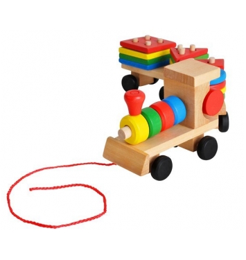 Drevený vláčik pre deti