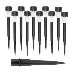 Záhradné solárne lampy 30 cm Set 10 ks