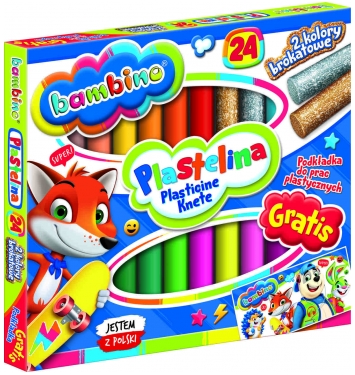 Bambino Plastelína 24 farieb